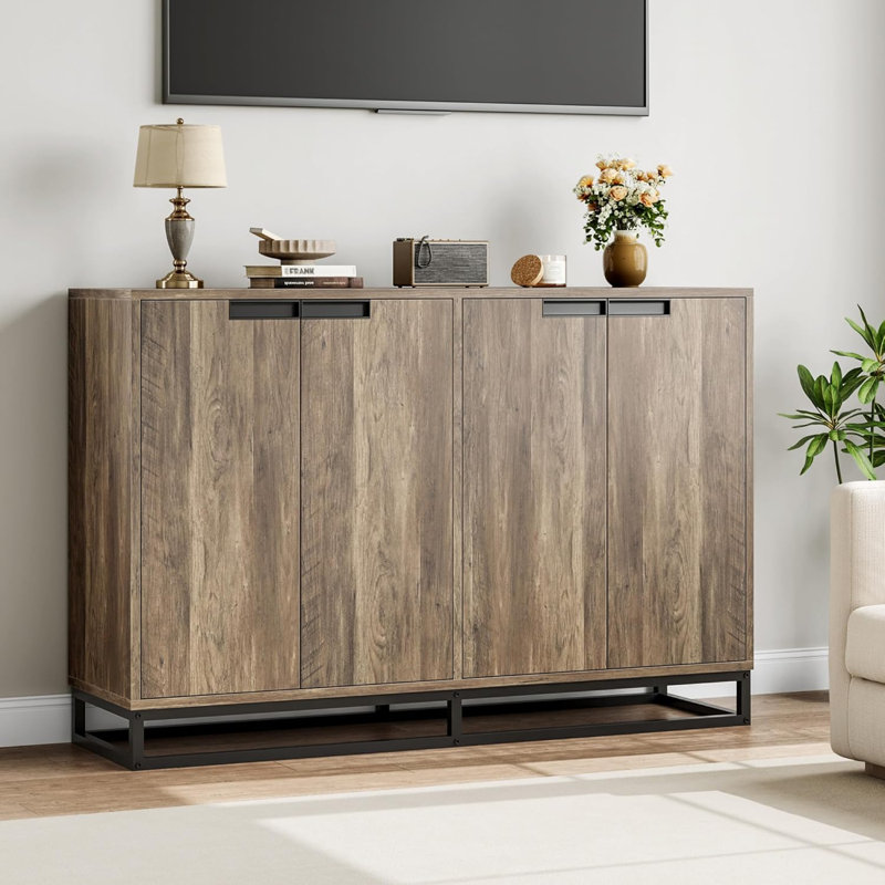 140cm Solid Wood Sideboard