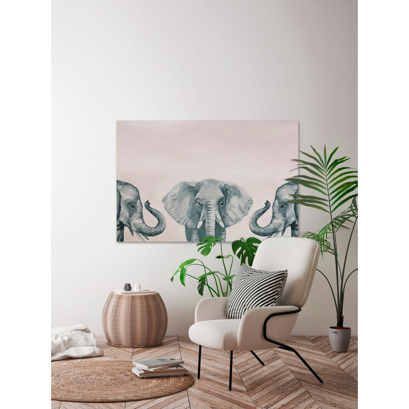 Wrapped Canvas Painting, 40" H x 60" W x 1.5" D