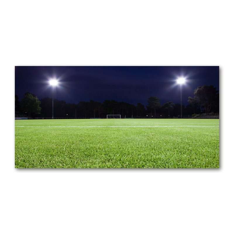 Football Turf - Wrapped Canvas Print