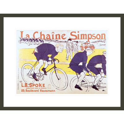«The Simpson Chain» par Henri de Toulouse-Lautrec, impression giclée encadrée