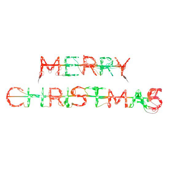 Panneau lumineux Merry Christmas