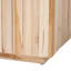 Table basse en teck naturel bohémien avec bûches en bois recyclées uniques-1149037306