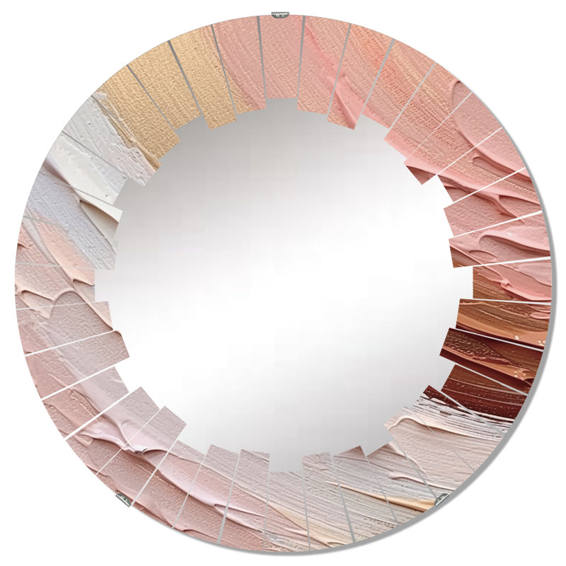 Miroir mural rond Nakety, 32 po x 32 po