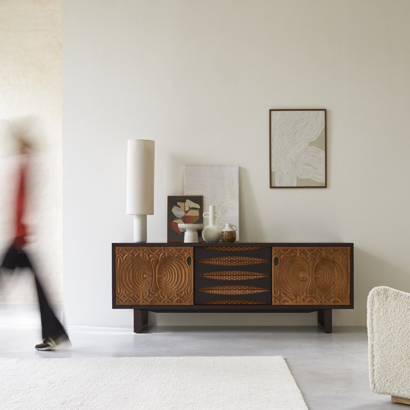 Frida 80.71'' Solid Wood Sideboard