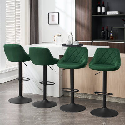Swivel Yes Bar Stool with Steel Frame