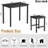 2 - Person Four Leg Dining Set-2140216096