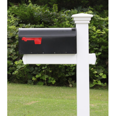 Plastic Post Mounted Mailbox