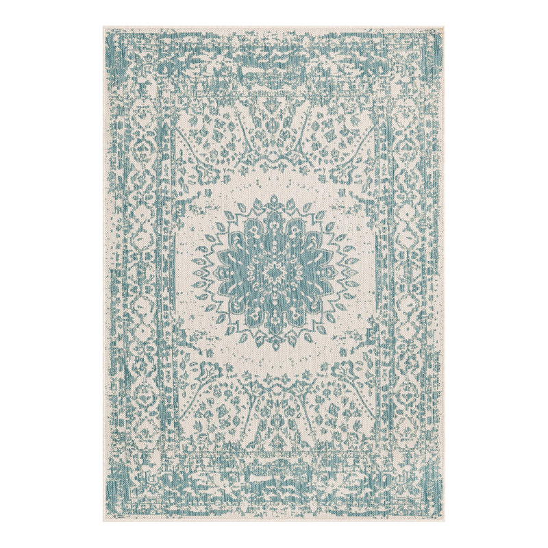 Ornate Lamotte Indoor/Outdoor Area Rug, Rectangle 4'1" x 6'1"