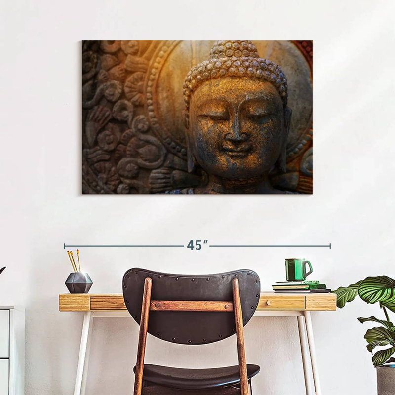 Adella Sunlit Buddha Statue, 26" H x 39" W