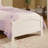 3Pcs Bedroom Set with Twin Size Bed, Nightstand and Chest, Wooden Transitional Style Bedroom Furniture Set 
