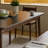 Durable Slate & Walnut Wood Dining Table Sets.-107700507-107700508