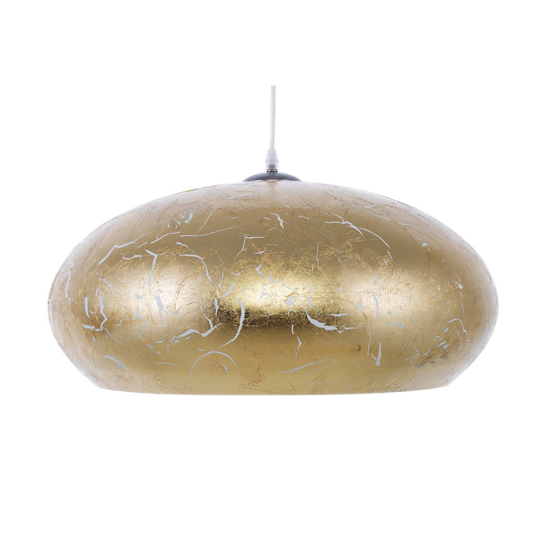 Crebilly 1 - Light Gold Dome Pendant