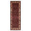 Tapis noir et rouge Andelz 3 pi 7 po x 10 pi 6 po