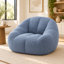 Fauteuil à billes rembourré en mousse viscoélastique touffetée à mémoire de forme-1051662419