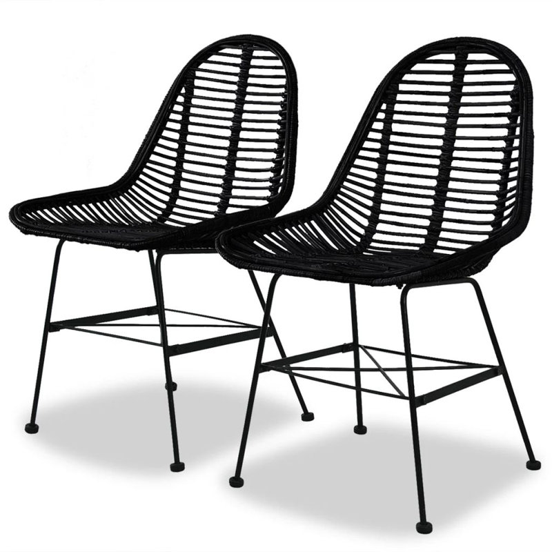 Denney 84cm H Side Chair, Black, 2