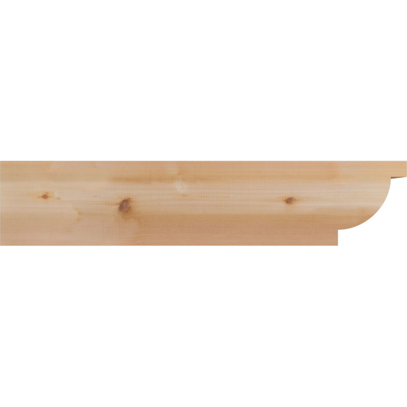 Alpine Smooth Rafter Tail, Western Red Cedar, 10" H x 48" W x 3.5" D