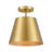Oneeda 1-Light Ceiling Light in Natural Brass-1480708666