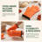 2 Pairs Five-Finger Silicone Oven Gloves Heat-Resistant Flexible Grip for Baking BBQ Cooking Air Fryer and Grill-135721255