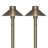 Brass Low Voltage Integrated LED Brass Pathway Light Pack