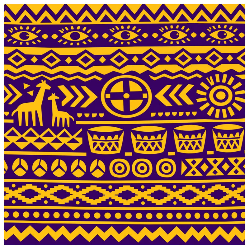 Coussins Tribal, 26 x 26 pouces