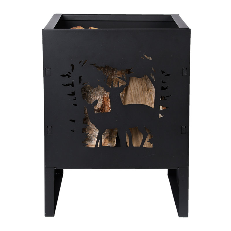 Esschert Design Fire Basket Deer Square