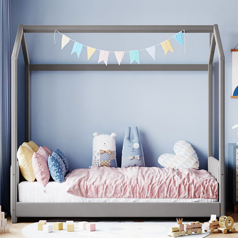 Lit en bois Velvet House, Simple
