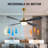 Blandino 54'' Ceiling Fan with LED Lights-2071129361