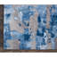 Tapis bleu / gris touffeté à la main à motif abstrait Prismatic-27429746