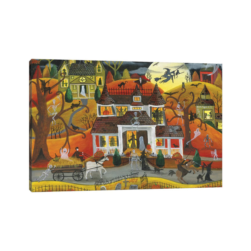 Nuit d'Halloween, H 26 po x l 40 po x 1,5 po