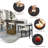 Fairy 5-Piece Modern Rectangular Sintered Stone Dining Table Set With 4 Solid Wood Chairs-114865222-114865223