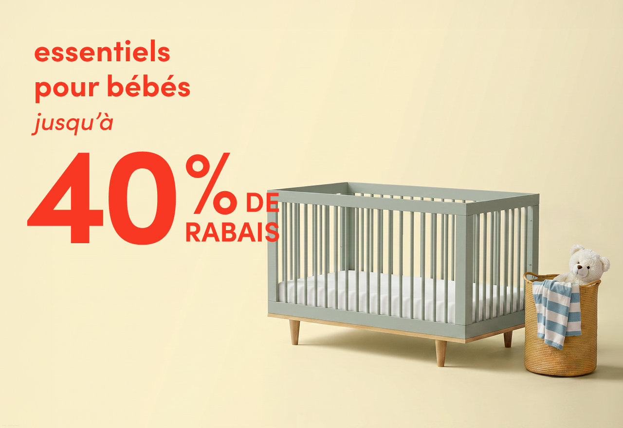 essentiels pour bébés en solde