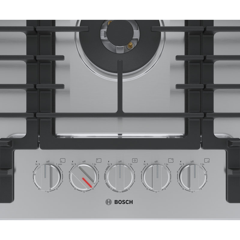 800 Series,36' Gas Cooktop,5 Burner,SS