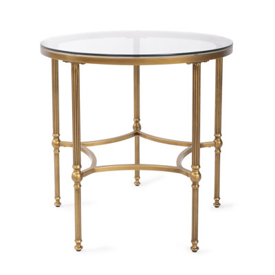 Bonnifait Antique Gold  Round Side Table