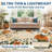 Floral Machine Washable Area Rug with Rubber Backing Non Slip Low Pile Aesthetics Carpet for Living Room Bedroom Office Playroom-1511568390