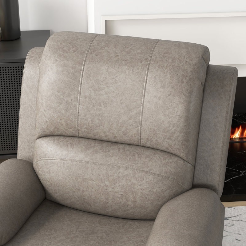 Sossio 87cm Wide Standard Recliner, Brown