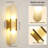 19.7in Dimmable Wall Mounted Sconce with Alabaster Shade,Modern 2-lights Wall Light  with G9 Bulbs-1706068650