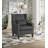 Dishman 29" Modern & Contemporary Textured Accent Chair with Refined Nailhead Trim, Complete Comfort Package-437169577