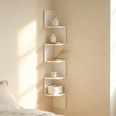124 cm H x 19.8 cm W Floating Bookcase