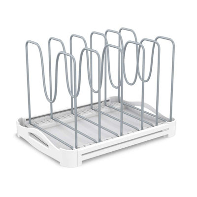 Support réglable pour couvercles de pots de cuisson pour casseroles, moules à gâteaux, planches à découper, tapis, batterie de cuisine