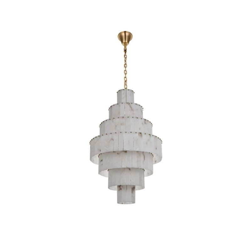 Lustre 32 po Isabellamarie, Or satiné