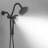 8-Spray Wall Mount Handheld Shower Head Shower Faucet 1.8 GPM With 3-Way Combo Dual 2 In 1 Shower Head-110483099