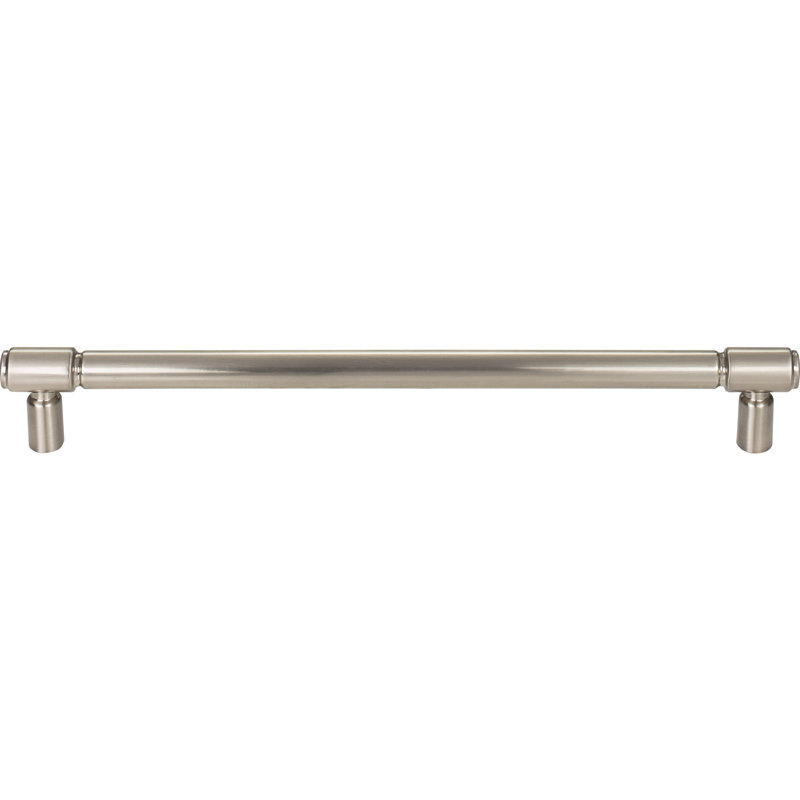 Clarence Bar pull, Brushed Satin Nickel, 8 13/16" Center to Center