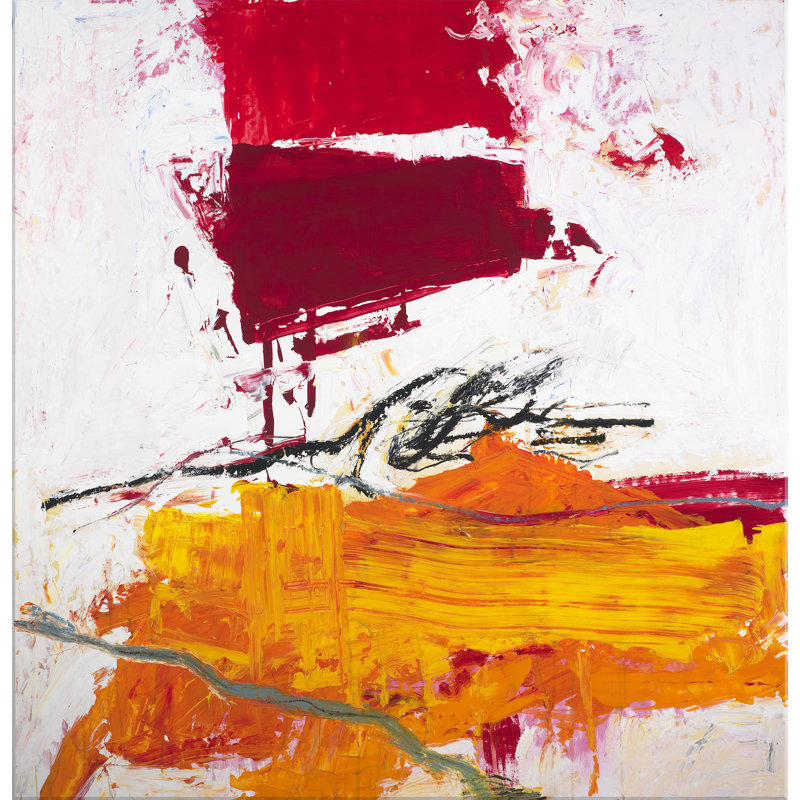 Red And Yellow Abstract Print