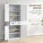 HOMCOM 72.5" Kitchen Pantry Cabinet