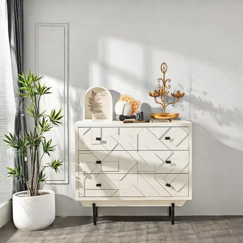 French Retro Entryway Cabinet