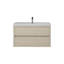Ensemble de meuble-lavabo simple 35,5 po avec plateau en acrylique Emert-1091767240