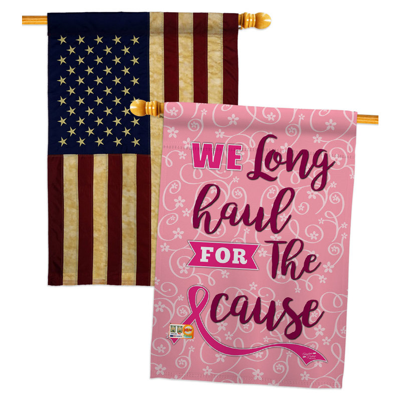 Drapeau de maison à 2 côtés en polyester / mélange de polyester 40 x 28 po