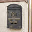 Metal Post Mounted Post Box
