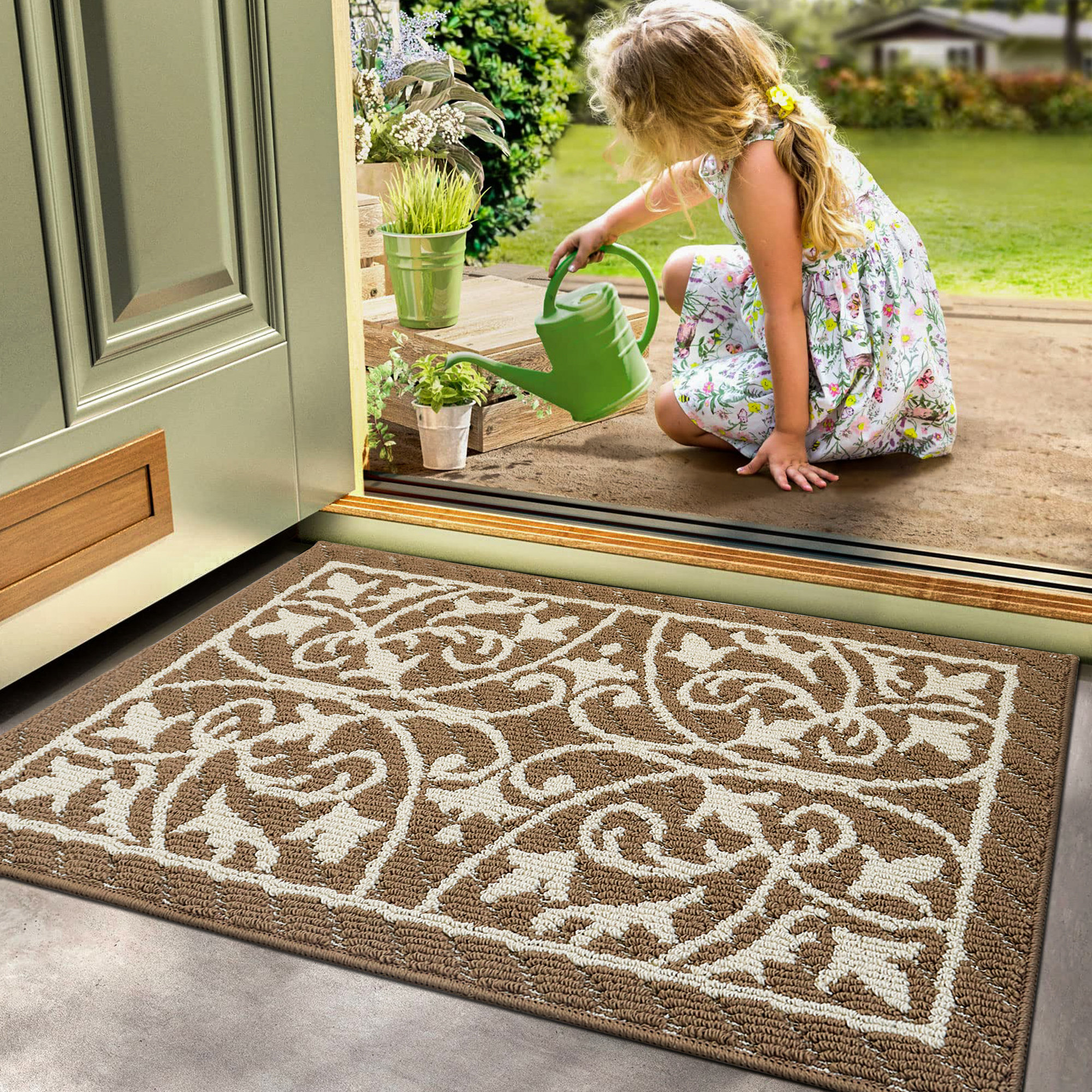 Winston Porter Karyen Non-Slip Outdoor Doormat & Reviews