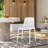 Clegg 9 Piece Teak Finish Outdoor Furniture Dining Set-660603717